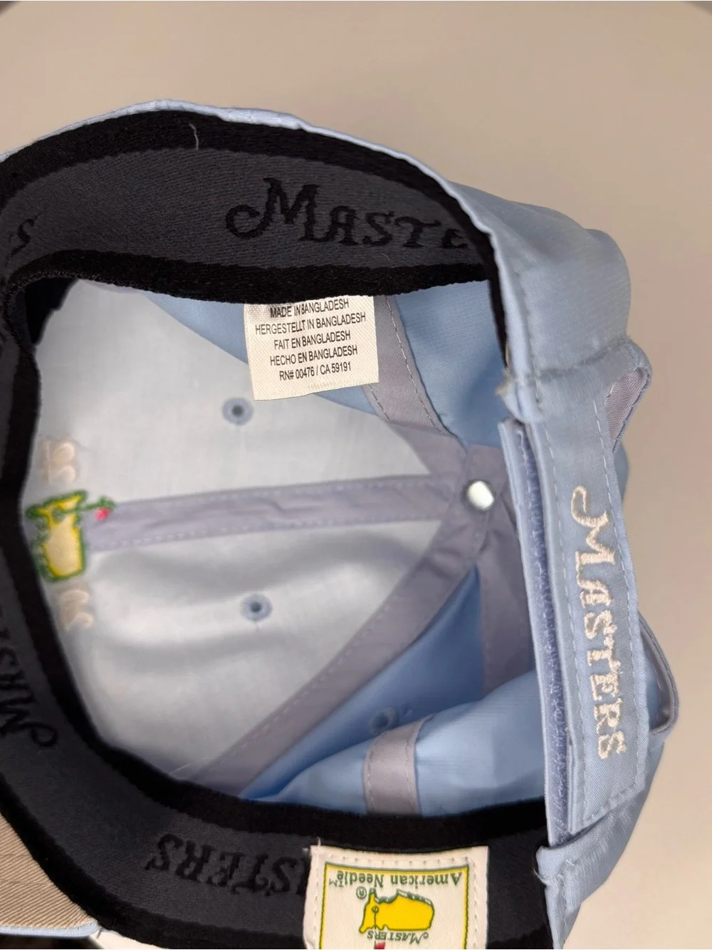 Masters Tournament Light Blue Baseball Cap 2022